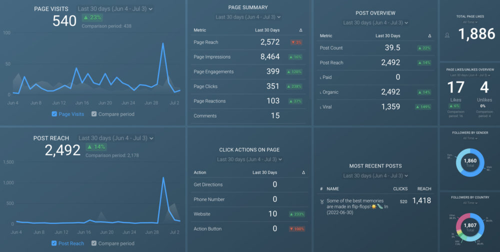 Meta Marketing Report Template