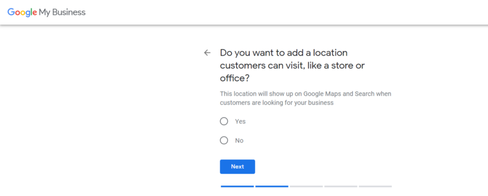How to Create a Google My Business Account step 5