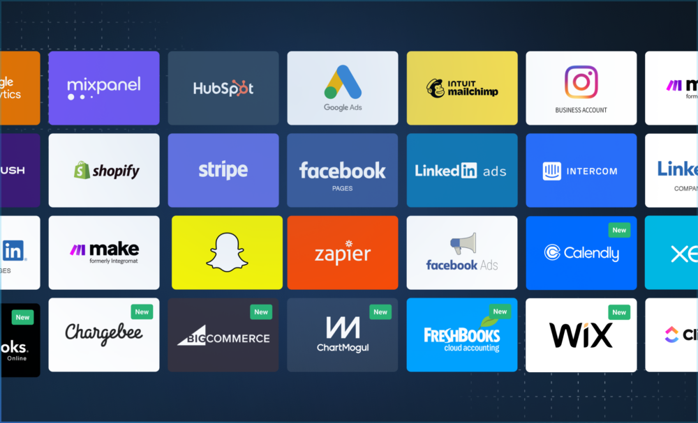 New one-click integrations for SaaS, eCommerce and marketing agencies. 