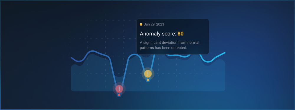 Get alerted when things go sideways with Anomaly Detection.