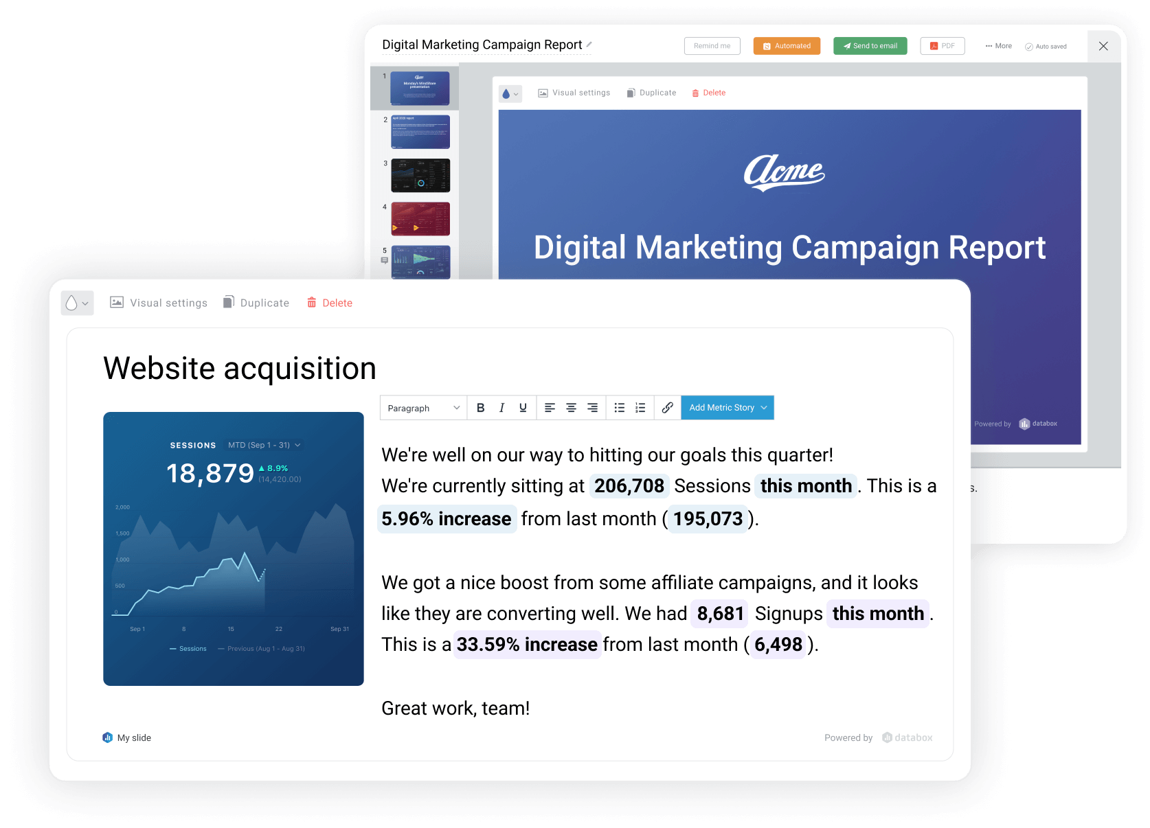 Google Analytics Reporting Tool