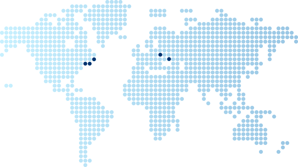 Databox locations on a map: Boston, Ptuj