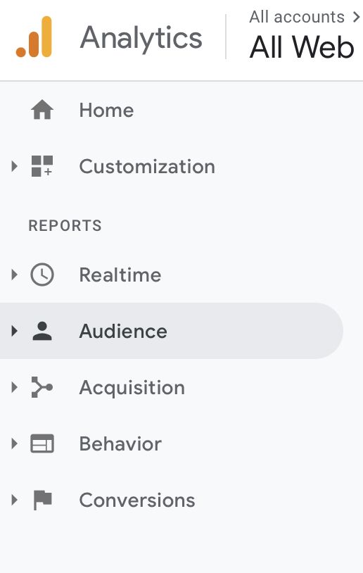 google analytics audience