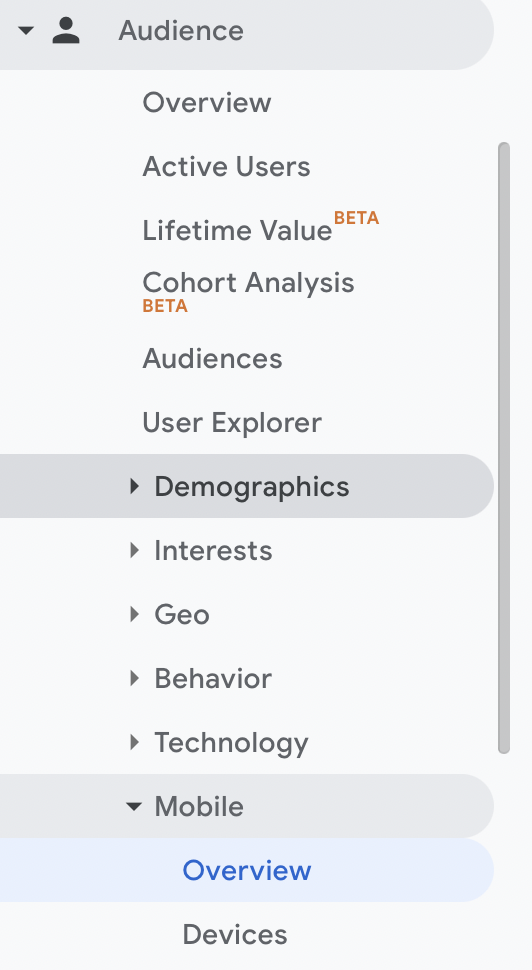 mobile overview